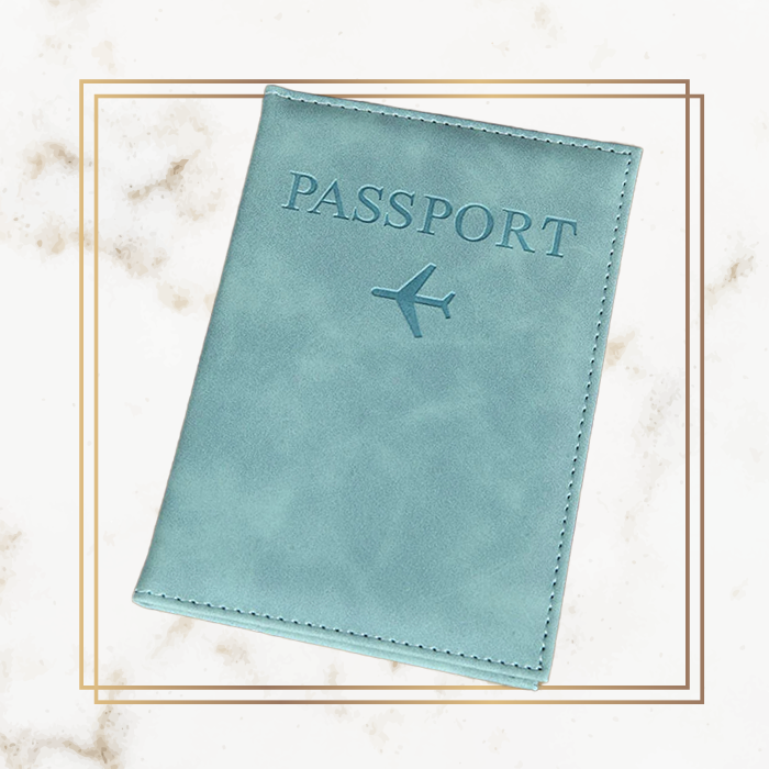 Logo Basic Passport Cover - Leather