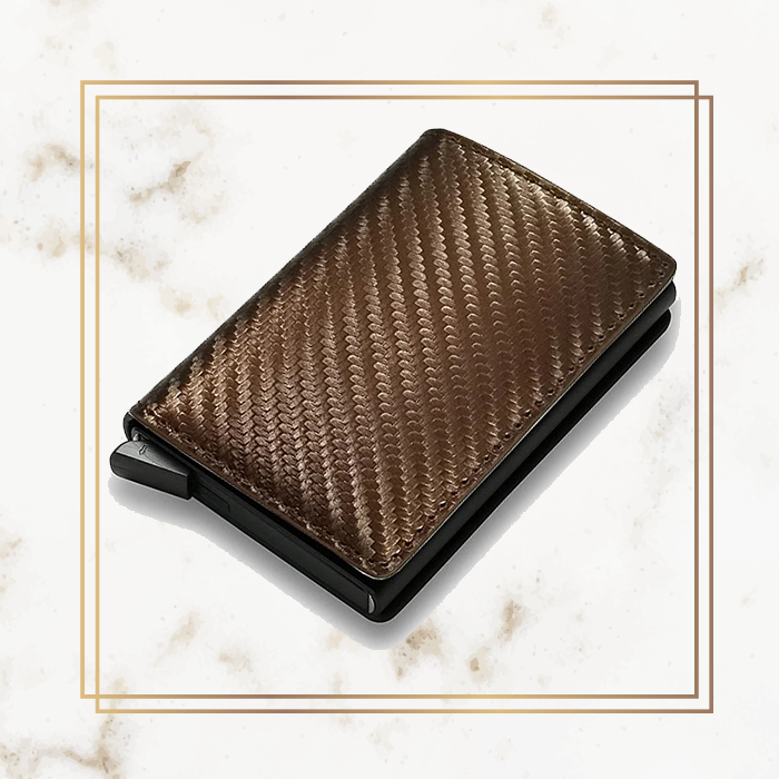 Card Holder Wallet - Carbon Leather