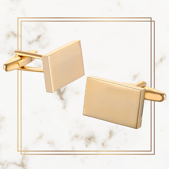 Wedding Cufflinks - Rectangular