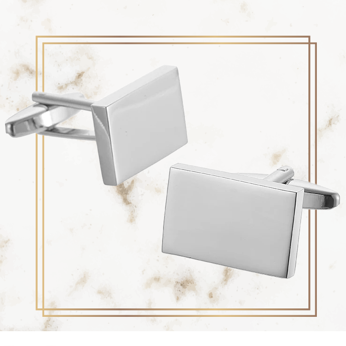 Wedding Cufflinks - Rectangular
