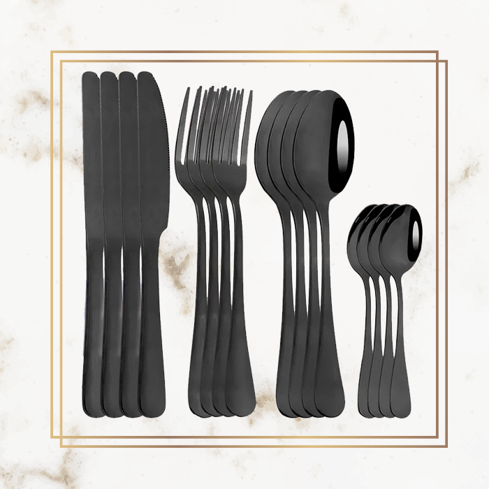 Logo Cutlery Set - Stainless Steel