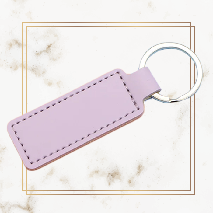 Logo Key Chain - Leather