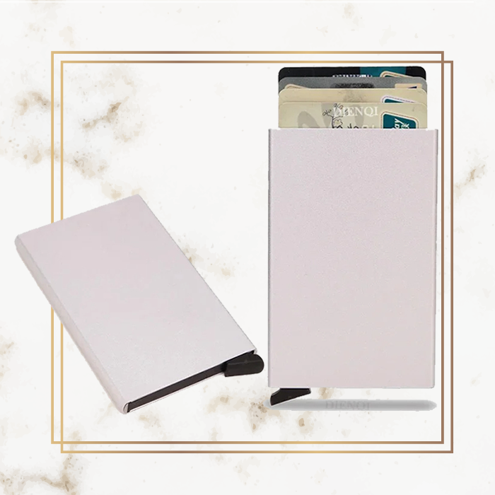 Premium Slim Pop-Up Card Holder - Metal