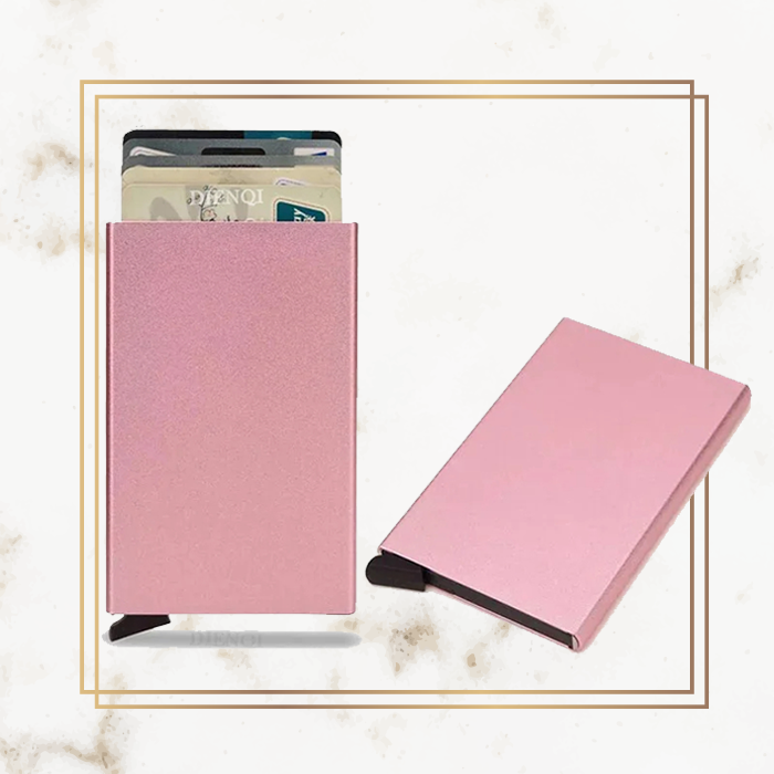 Premium Slim Pop-Up Card Holder - Metal
