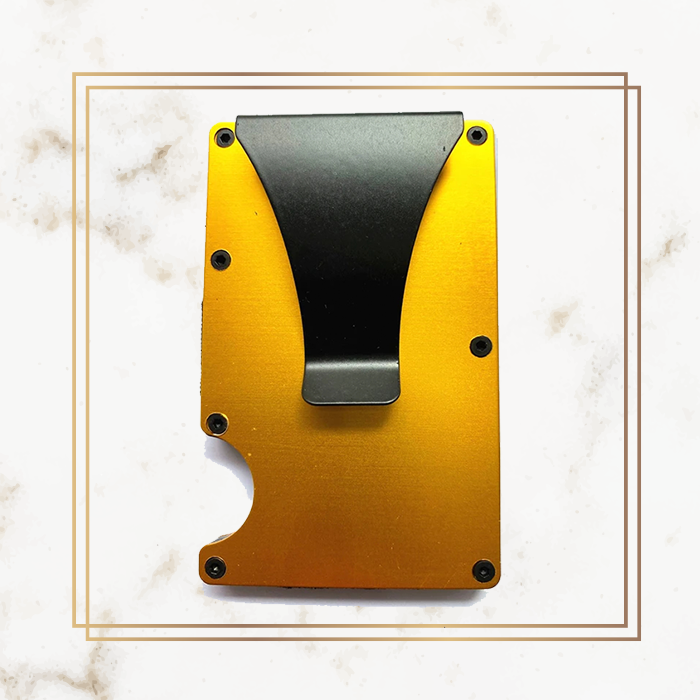 Tactical Card Holder with Money Clip - Metal