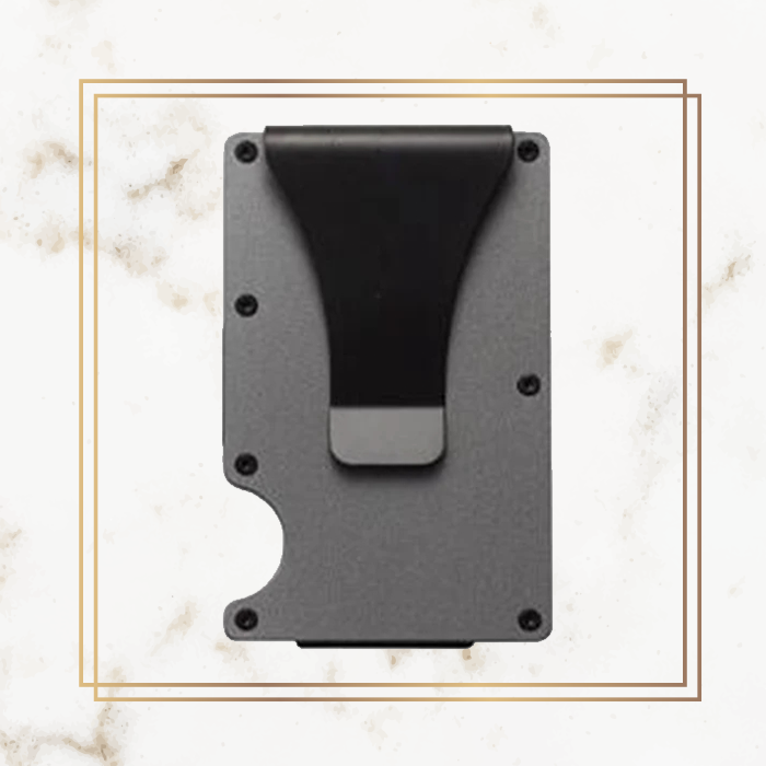 Tactical Card Holder with Money Clip - Metal