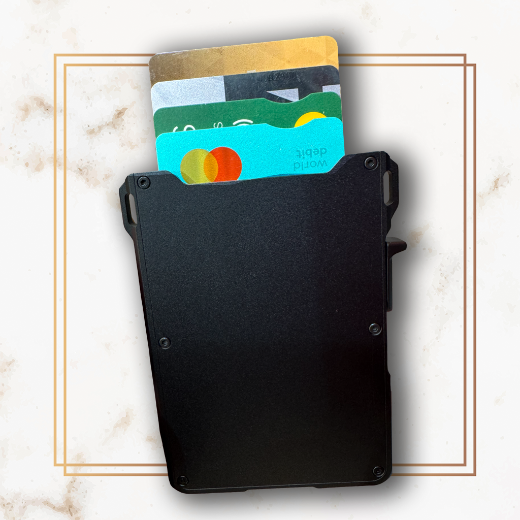 Premium Leather Wallet - Carbon Fibre