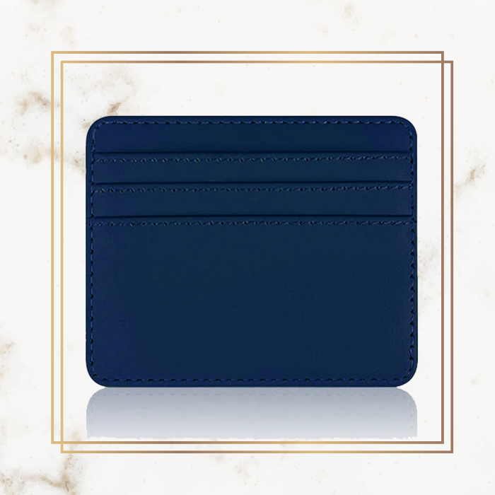 Logo Basic Card Holder - Leather