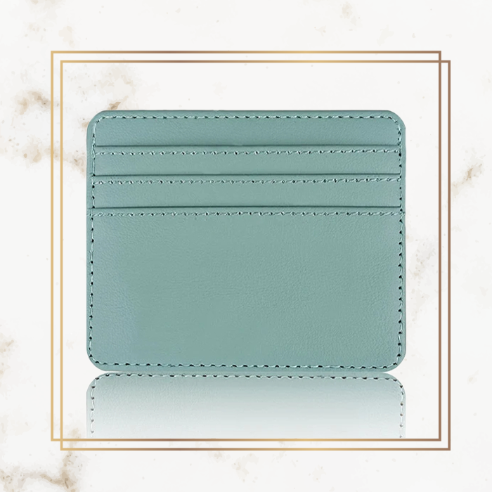 Logo Basic Card Holder - Leather