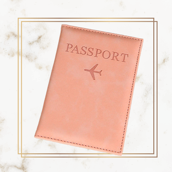 Logo Basic Passport Cover - Leather