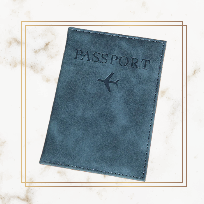 Logo Basic Passport Cover - Leather