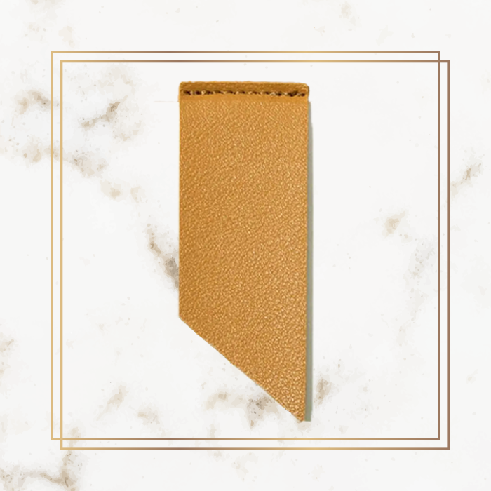 Logo Bookmark - Leather