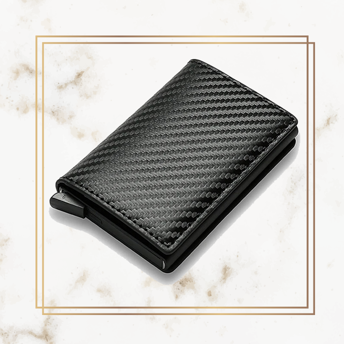 Card Holder Wallet - Carbon Leather
