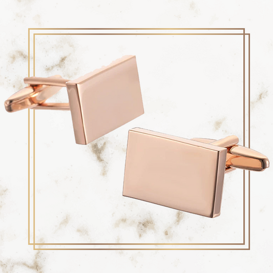 Wedding Cufflinks - Rectangular
