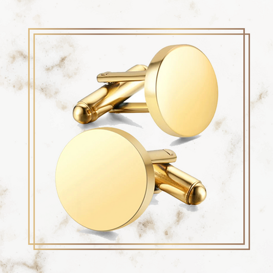 Wedding Cufflinks - Round