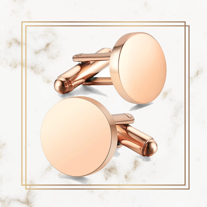 Wedding Cufflinks - Round