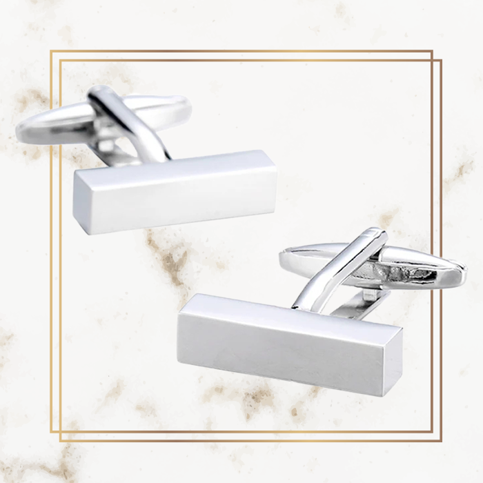 Cufflinks - Thin Rectangle