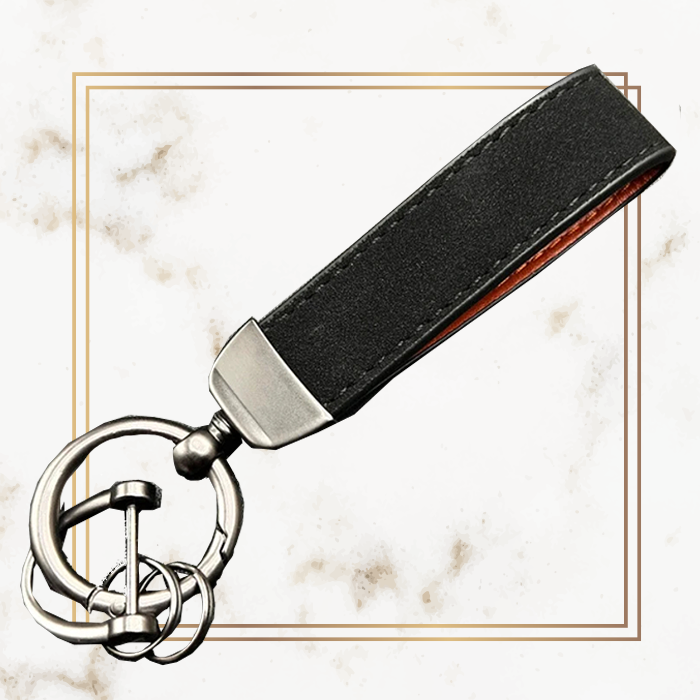Key Chain - Crazy Horse Leather