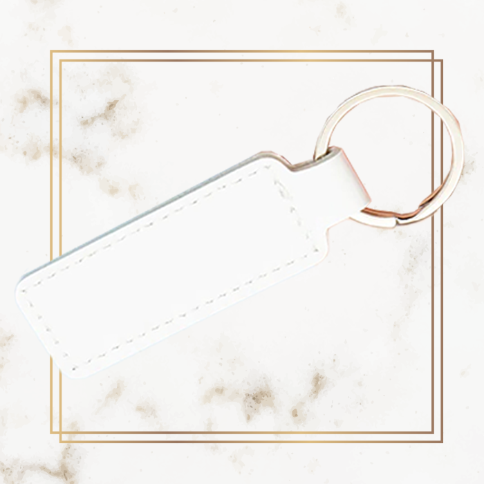 Logo Key Chain - Leather