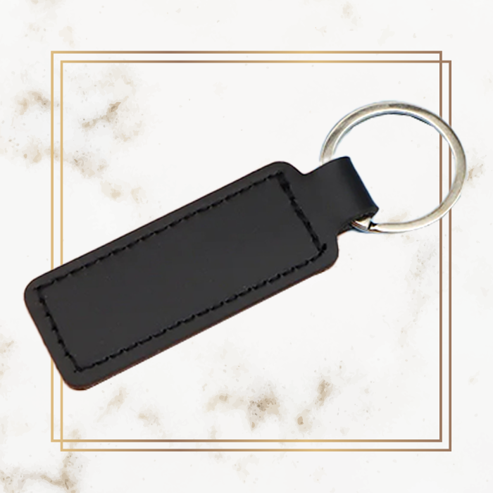 Wedding Key Chain - Leather