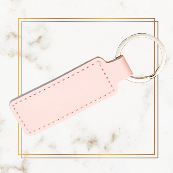 Wedding Key Chain - Leather