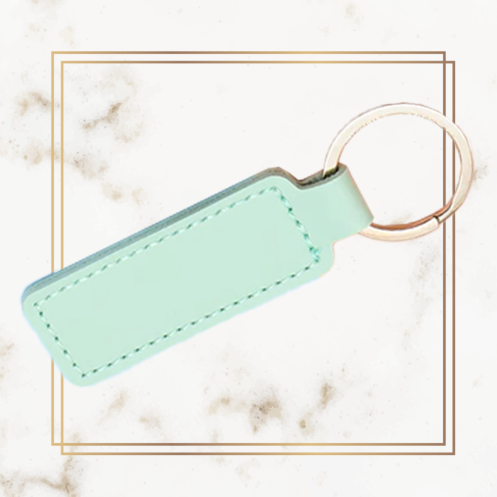 Logo Key Chain - Leather