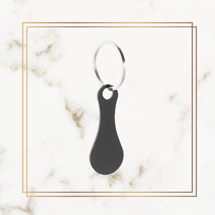 Logo Key Chain for Shopping Trolley - Metal