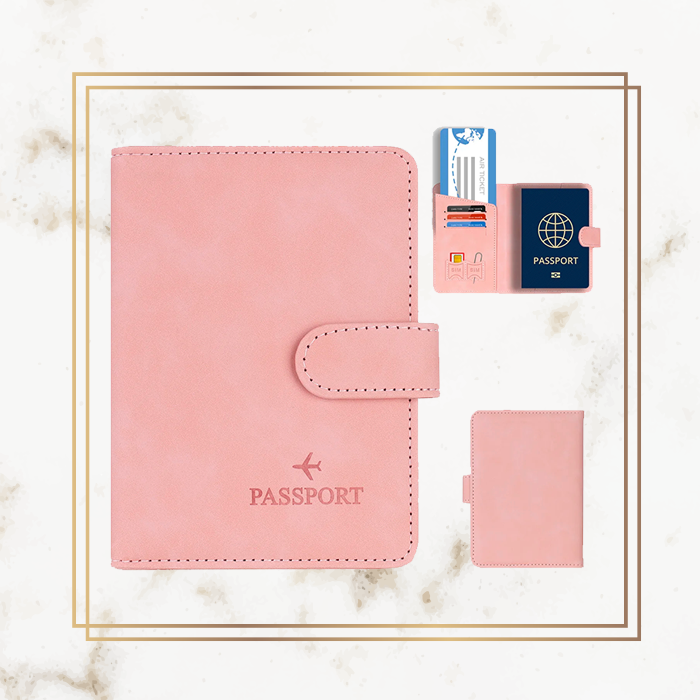 Logo Premium Passport Cover - Leather