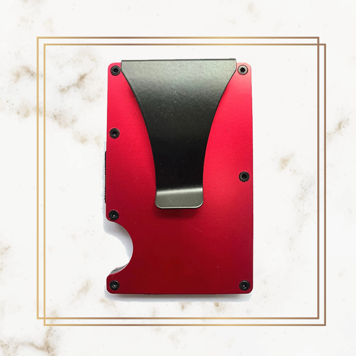Tactical Card Holder with Money Clip - Metal