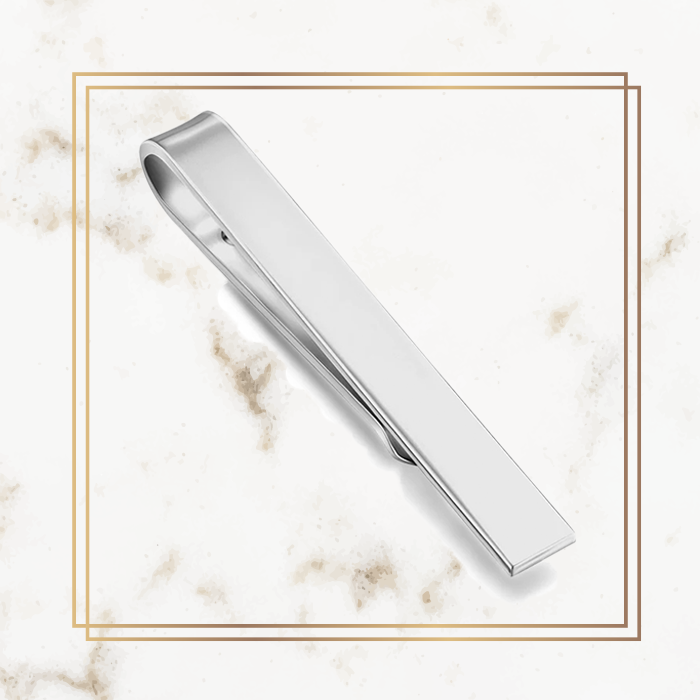 Wedding Tie Clip - Metal